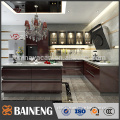 High quality microgroove rosewood custom kitchen cabinets with blum hinges